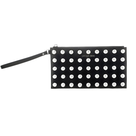 Michael Kors Brown Leather Clutch Bag