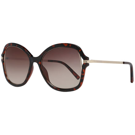 Lunettes de soleil Guess en métal et plastique marron