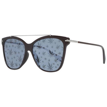Lunettes de soleil Police en métal et plastique marron