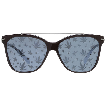 Lunettes de soleil Police en métal et plastique marron