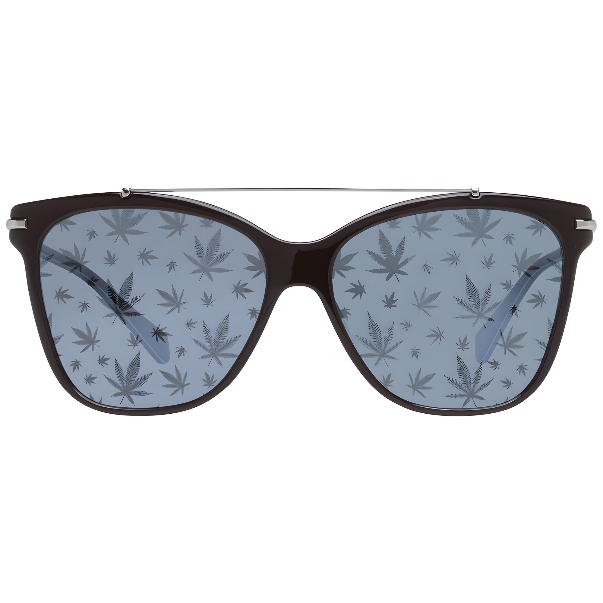 Lunettes de soleil Police en métal et plastique marron