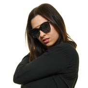 Lunettes de soleil Police en métal et plastique marron