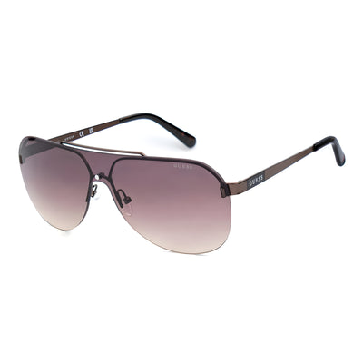 Lunettes de soleil Guess en métal marron