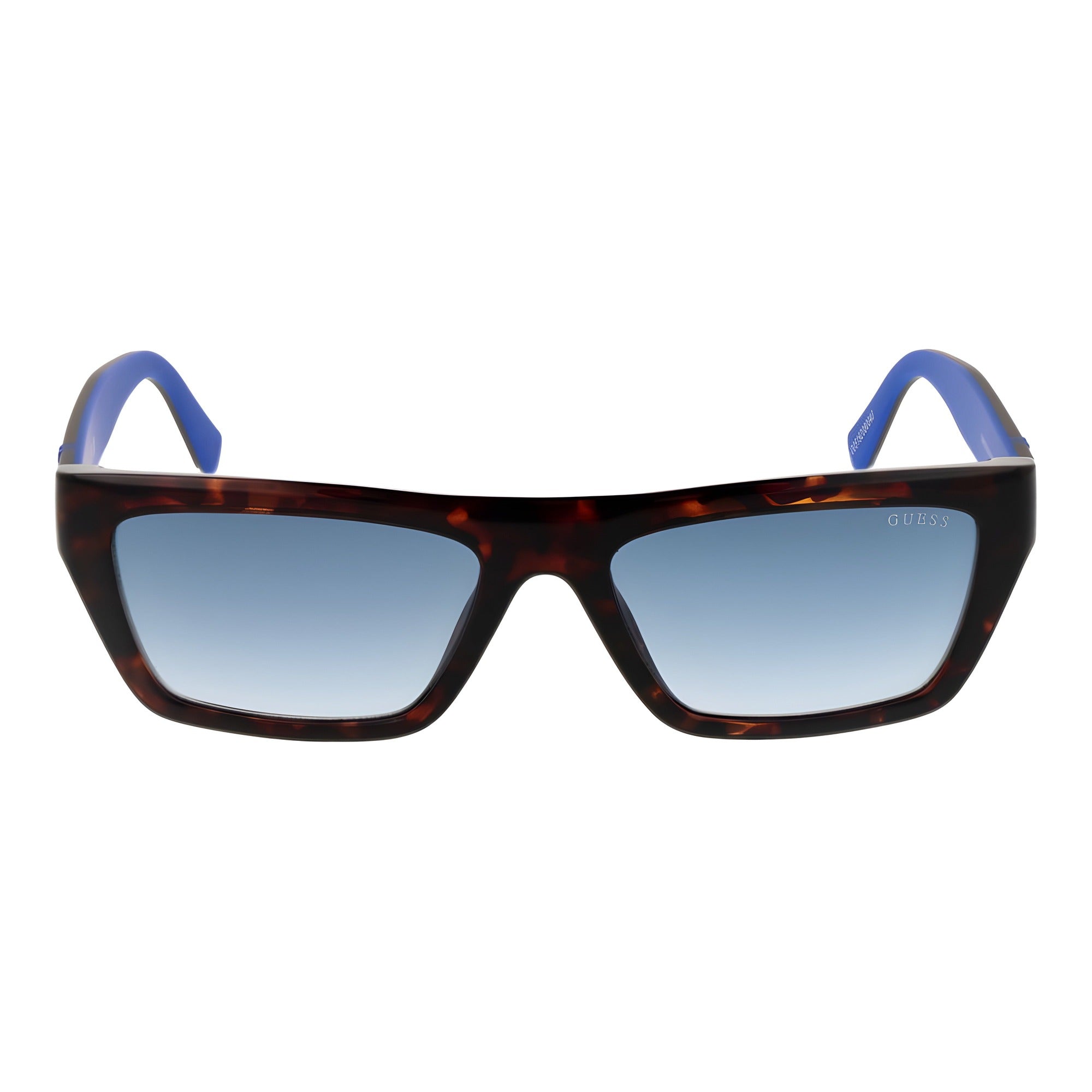 Lunettes de soleil en plastique marron Guess
