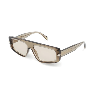 Lunettes de soleil Police en résine marron