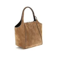 Brunello Cucinelli Beige Suede Bucket Bag