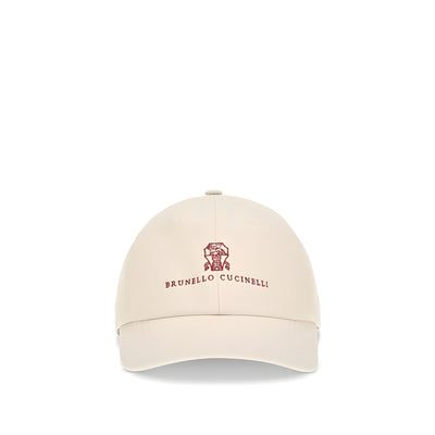 Brunello Cucinelli Beige Cotton Cap (Baseball Hat)