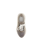 Baskets épaisses en coton beige Brunello Cucinelli