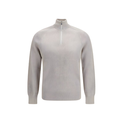 Brunello Cucinelli Beige Cotton Sweatshirt