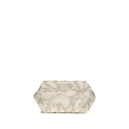 Brunello Cucinelli Beige Silk Shoulder Bag