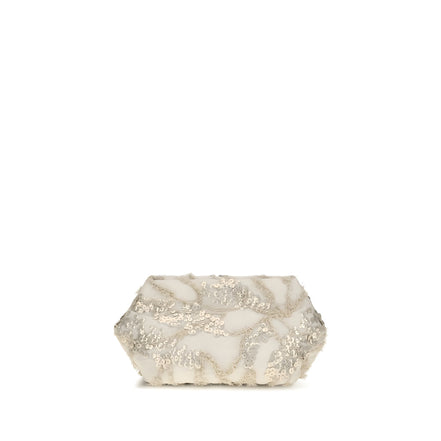 Brunello Cucinelli Beige Silk Shoulder Bag