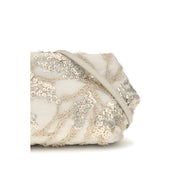 Brunello Cucinelli Beige Silk Shoulder Bag