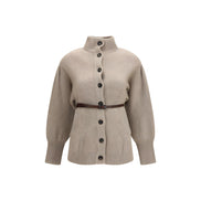 Brunello Cucinelli Beige Wool Cardigan