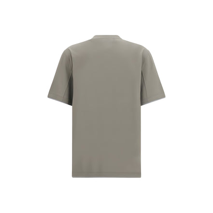 Brunello Cucinelli Bicolor Cotton T-Shirt