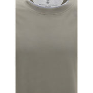 Brunello Cucinelli Bicolor Cotton T-Shirt