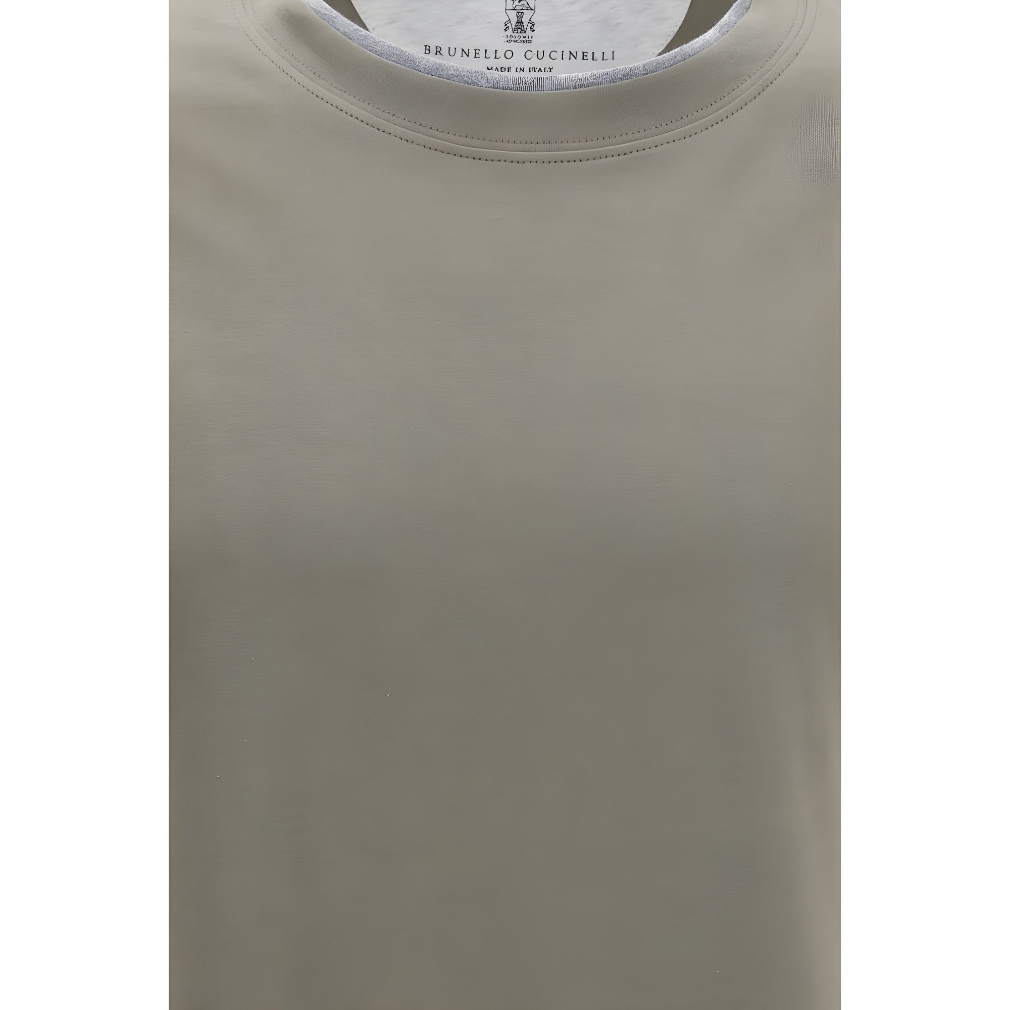 Brunello Cucinelli Bicolor Cotton T-Shirt