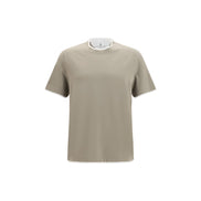 Brunello Cucinelli Bicolor Cotton T-Shirt