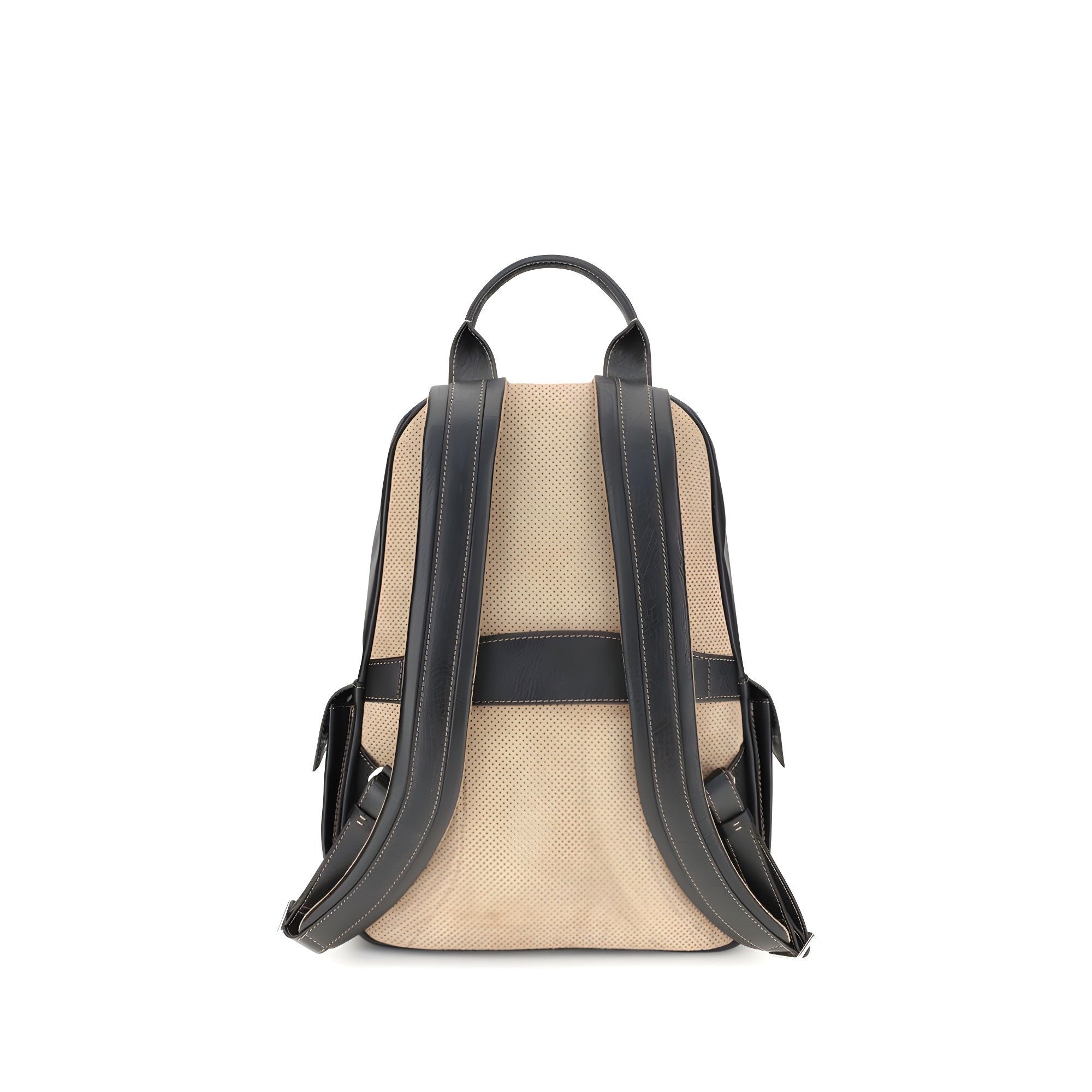Brunello Cucinelli Black Calf Leather Backpack