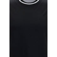 Brunello Cucinelli Black Cotton T-Shirt