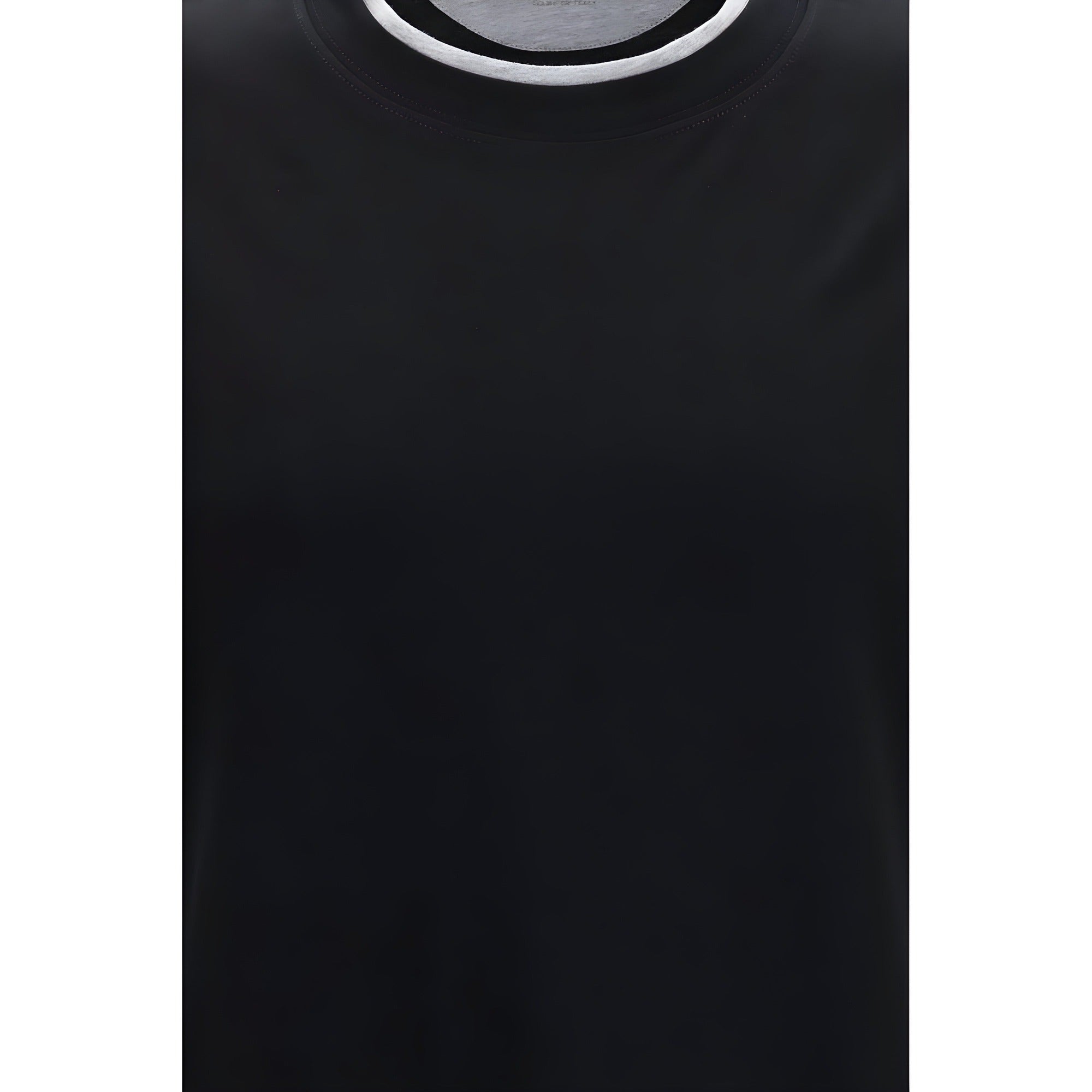 Brunello Cucinelli Black Cotton T-Shirt