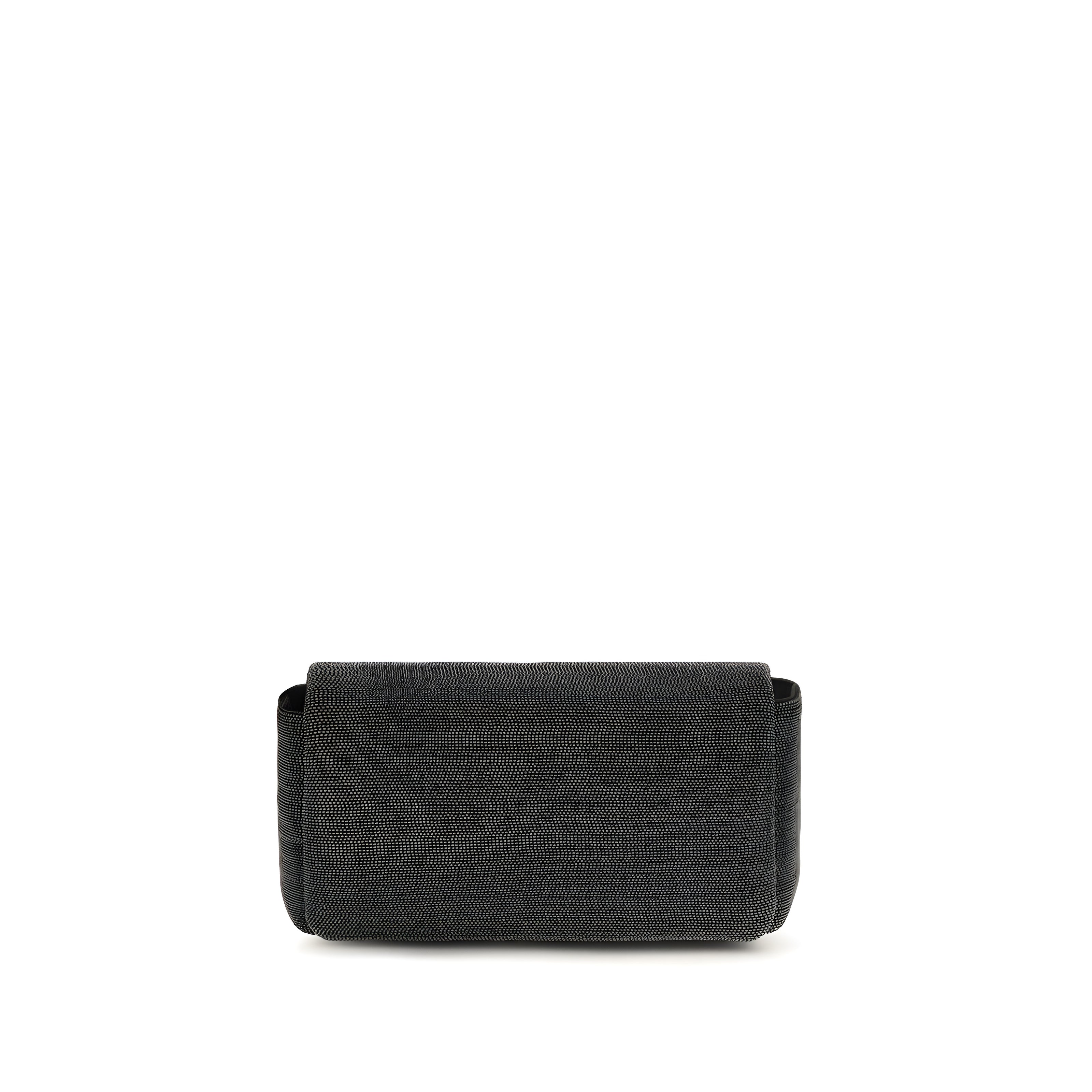 Brunello Cucinelli Black Leather Shoulder Bag