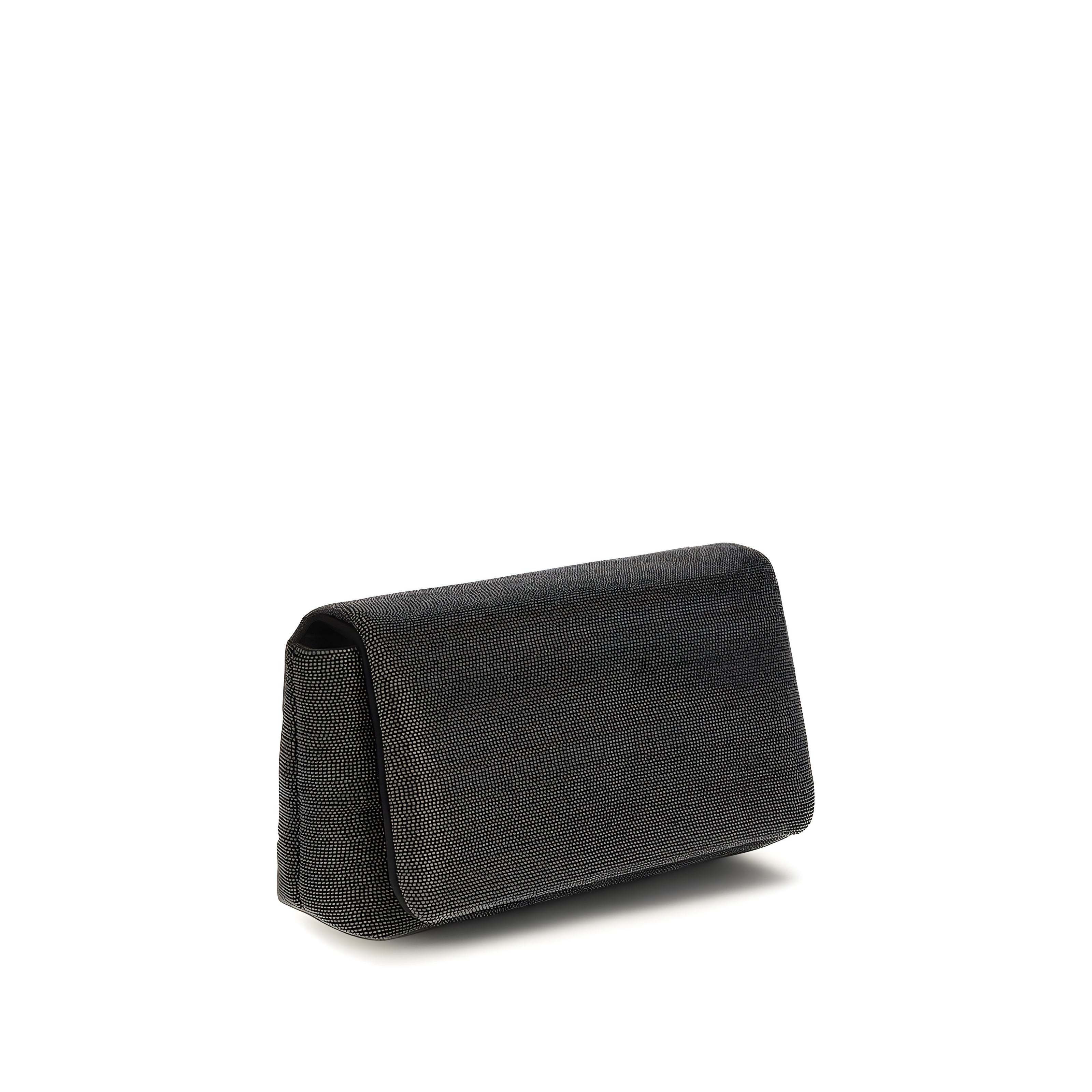 Brunello Cucinelli Black Leather Shoulder Bag