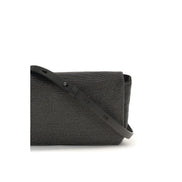 Brunello Cucinelli Black Leather Shoulder Bag