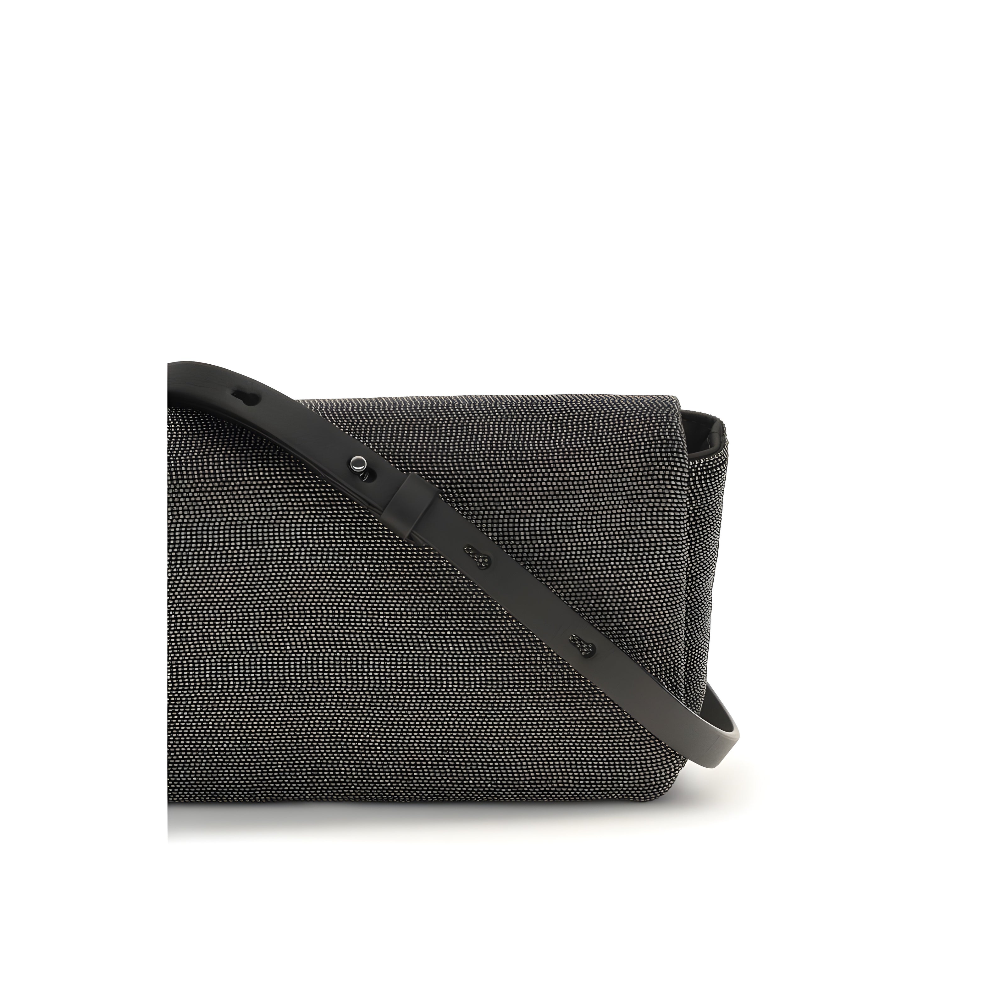 Brunello Cucinelli Black Leather Shoulder Bag