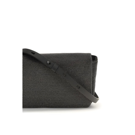 Brunello Cucinelli Black Leather Shoulder Bag