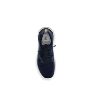 Brunello Cucinelli Blue Cotton Athletic Sneakers