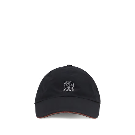 Brunello Cucinelli Blue Cotton Cap (Baseball Hat)