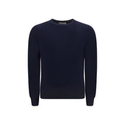 Brunello Cucinelli Blue Wool Sweatshirt