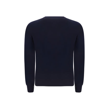 Brunello Cucinelli Blue Wool Sweatshirt