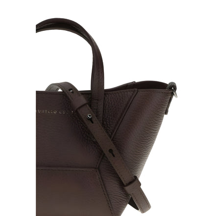 Brunello Cucinelli Bordeaux Shoulder Bag