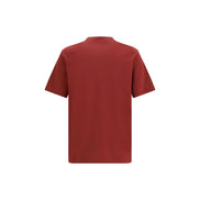 Brunello Cucinelli Bordeaux Cotton T-Shirt