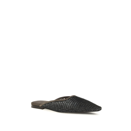 Brunello Cucinelli Brown Ballet Flats