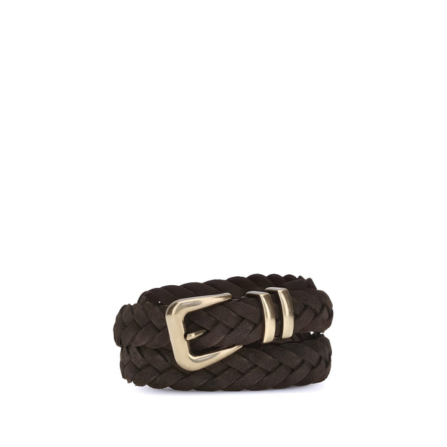 Brunello Cucinelli Brown Calf Leather Belt