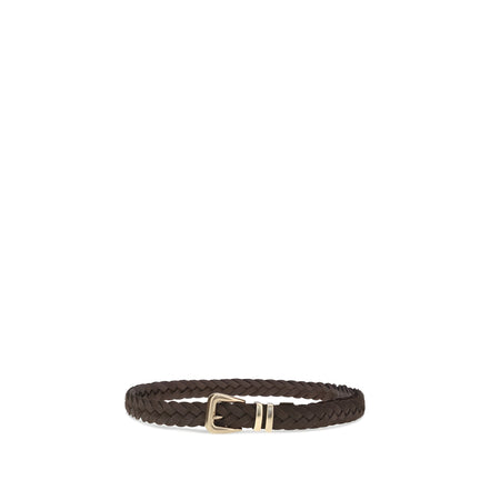 Brunello Cucinelli Brown Calf Leather Belt