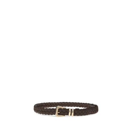 Brunello Cucinelli Brown Calf Leather Belt