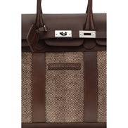 Brunello Cucinelli Brown Calf Leather Luggage And Travel
