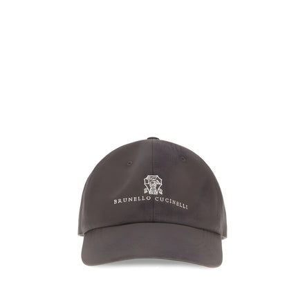 Brunello Cucinelli Brown Cotton Cap (Baseball Hat)
