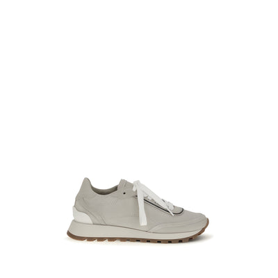 Brunello Cucinelli Gray Athletic Sneakers