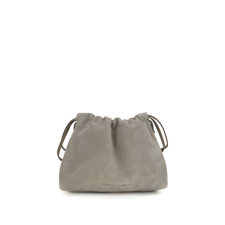 Brunello Cucinelli Grey Clutch Bag
