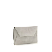 Brunello Cucinelli Gray Calf Leather Shoulder Bag