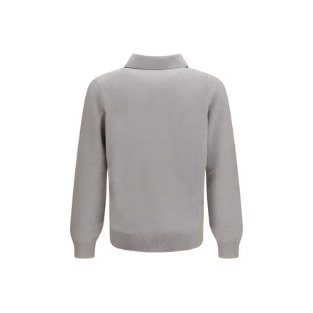 Brunello Cucinelli Gray Cashmere Sweatshirt