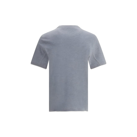 Brunello Cucinelli Gray Cotton T-Shirt
