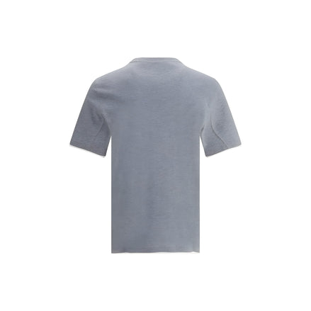 Brunello Cucinelli Gray Cotton T-Shirt