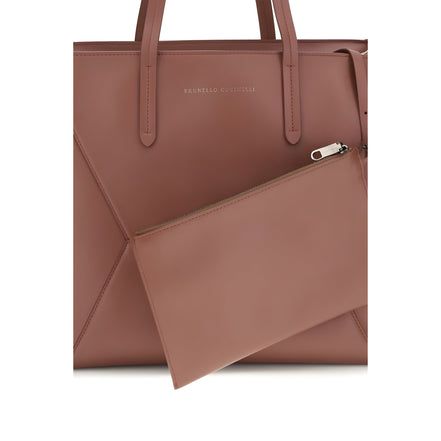 Brunello Cucinelli Multicolor Calf Leather Shoulder Bag