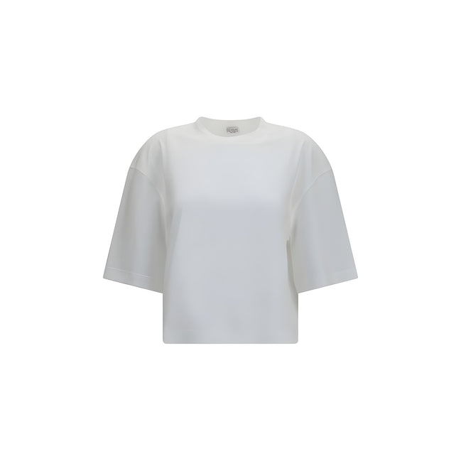 Brunello Cucinelli White Cotton T-Shirt