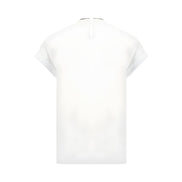Brunello Cucinelli White Elastane T-Shirt